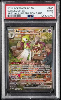 2023 POKEMON SVI EN-SCARLET & VIOLET #245 GARDEVOIR EX PSA 9 - Image 1