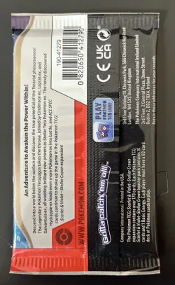 Pokemon TCG Scarlet & Violet Stellar Crown Single Pack Sealed - Image 2