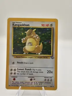 Pokemon Card Kangaskhan Jungle 5/64 Holo Rare 106 💎Near Mint NM💎 - Image 1