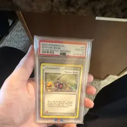 Pokemon EX Team Rocket Returns Venture Bomb Trainer 2004 PSA 10 #93 - Image 1