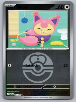 Skitty (Love Ball) 165/217 Holo ME: Ascended Heroes Pokemon Reverse Holo NM - Image 1