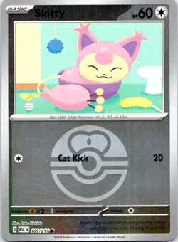 SKITTY (LOVE BALL) 165/217 HOLO COMMON ME: ASCENDED HEROES POKEMON LP - Image 1