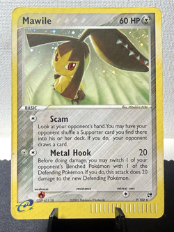 Pokemon TCG: EX Sandstorm Mawile 9/100 Holo Rare SWIRL HP/DMG - Image 1