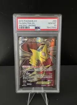 Pokemon Giratina EX Full Art Holo Ultra Rare 93/98 XY Ancient Origins PSA 10 - Image 1