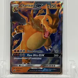 Pokemon TCG Sun & Moon Charizard GX #SM211 Promo NM - Image 1