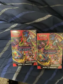 Pokemon Mega Evolution Phantasmal Flames Booster Bundle Lot of 2 Gengar Blaziken - Image 1