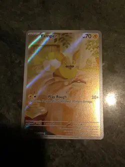 Pokemon TCG Yamper 99/94 Phantasmal flames Illustration rare - Image 2