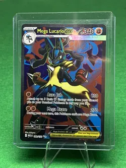 Pokemon TCG Mega Lucario EX 160/132 Ultra Rare Holo NM Mega Evolutions Full Art - Image 1