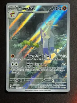 Pokemon Mienshao 200/182 Holo Illustration Rare TCG Paradox Rift Card - Image 1