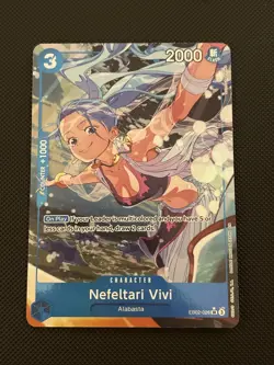 One Piece TCG Nefeltari Vivi 25th Anniversary SR Alternate Art EB02-026 ENG/NM - Image 1