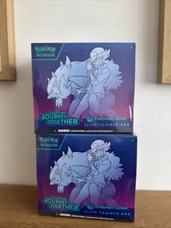 2x Pokemon TCG Journey Together Pokemon Center Elite Trainer Box - Image 1