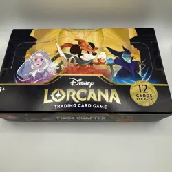 Disney Lorcana The First Chapter Booster Box Sealed 1st Print 2023 CM2 - Image 1
