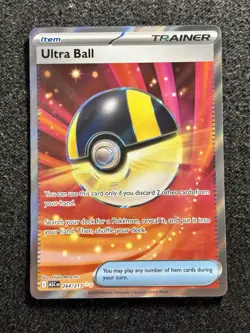 Ultra Ball 264/217 Pokemon TCG Ascended Heroes Secret Rare Full Art Trainer Mint - Image 1