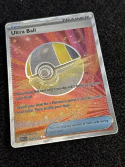 Ultra Ball 264/217 Pokemon TCG Ascended Heroes Secret Rare Full Art Trainer Mint - Image 2