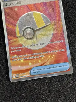 Ultra Ball 264/217 Pokemon TCG Ascended Heroes Secret Rare Full Art Trainer Mint - Image 3
