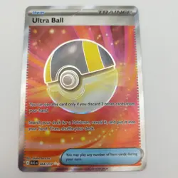 Ultra Ball 264/217 Ascended Heroes Ultra Rare Full Art Trainer Pokemon Card NM - Image 1