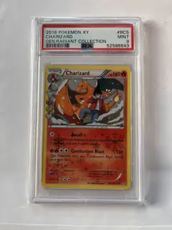 PSA 9 Charizard RC5/RC32 Radiant Collection XY Generations Pokemon 2016 - Image 1