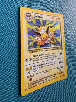 Jolteon 4/64 Holo Rare Jungle Unlimited WOTC Vintage English Pokemon TCG LP-MP - Image 3