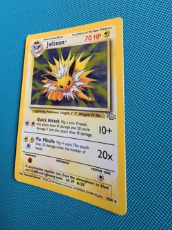 Jolteon 4/64 Holo Rare Jungle Unlimited WOTC Vintage English Pokemon TCG LP-MP - Image 4