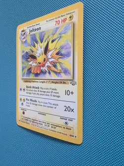 Jolteon 4/64 Holo Rare Jungle Unlimited WOTC Vintage English Pokemon TCG LP-MP - Image 3