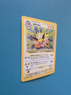 Jolteon 4/64 Holo Rare Jungle Unlimited WOTC Vintage English Pokemon TCG LP-MP - Image 4