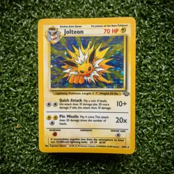 Pokemon Jolteon 4/64 Jungle Holo LP Holo Rare Unlimited - Image 1