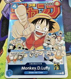 Monkey.D.Luffy (Event Pack Vol. 2) P-033 One Piece Promotion Cards Foil MINT/NM - Image 1