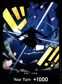One Piece Card Game DON!! Card (Zoro) Premium Booster -The Best- Regular English - Image 1