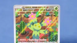 Maractus AR 2025 Pokemon Journey Together Card TCG 160/159 Holo Full Art Rare - Image 2