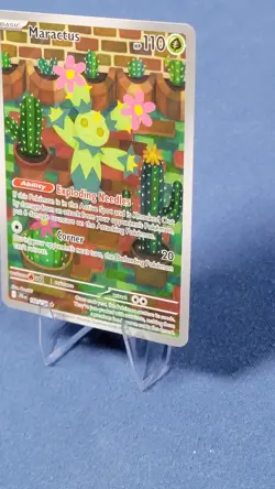 Maractus AR 2025 Pokemon Journey Together Card TCG 160/159 Holo Full Art Rare - Image 5