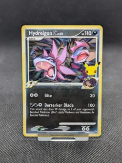 Pokemon Card Hydreigon C SWSH138 Black Star Promo Celebrations Holo MINT! - Image 1