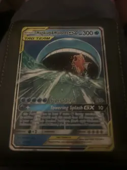 Pokemon Magikarp and Wailord Tag Team GX Promo Card Sun and Moon SM166 - Image 1
