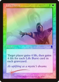 Life Burst FOIL Odyssey PLD White Common MAGIC THE GATHERING CARD ABUGames - Image 1
