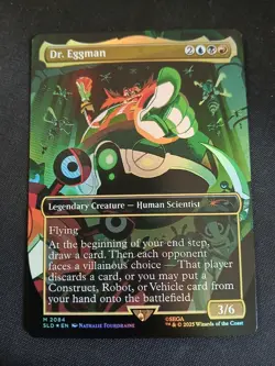 MTG Dr. Eggman (2084/3004) Secret Lair Drop Series NM FOIL- Rainbow - Image 1