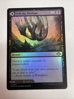 MTG Fell the Profane MH3 #0244 FOIL Uncommon - Image 1