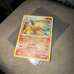 2009 Pokemon Platinum: Arceus Charizard 1/99 Holo Cracked Ice MP/HP - Image 4