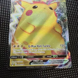 Pokemon TCG Vivid Voltage Pikachu VMAX 44/185 Ultra Rare NM/Mint Condition - Image 4