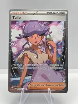 Tulip 244/182 Ultra Rare Paradox Rift Pokemon NM - Image 1