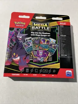 Pokemon TCG Mega Battle Deck Mega Gengar Ex Rare Mint Promo Factory Sealed NEW🔥 - Image 2