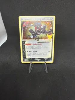 Gold Star Greninja NM Holo SWSH144 Black Star Promos Celebrations Pokemon TCG - Image 2