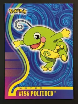 Pokemon Politoed #186 Topps Johto League Champions - Image 1