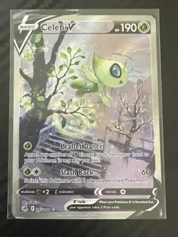 Pokemon Celebi V Ultra Rare Full Art Holo 245/264 Fusion Strike 190 HP - Image 1