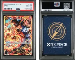 2025 ONE PIECE JAPANESE OP13-CARRYING ON HIS WILL #120 SABO BANDAI NAMCO PSA10 - Image 3