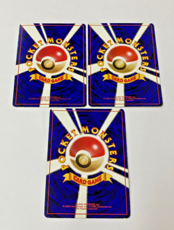 Auth Pokemon Card Nidoran Nidorin Nidoqueen Old Back Japanese 3set from Japan - Image 2