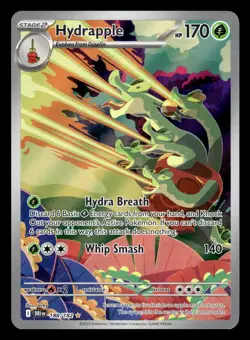 Hydrapple 188/182 Illustration Rare Destined Rivals Pokemon Card - Image 1