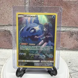 Pokemon TCG Wishiwashi Holo Secret Rare Card Sun & Moon Cosmic Eclipse 240/236 - Image 1