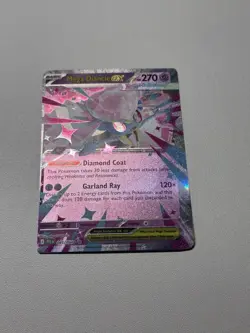 Pokemon Mega Diancie ex 041/094 Miscut Error Card - Image 4