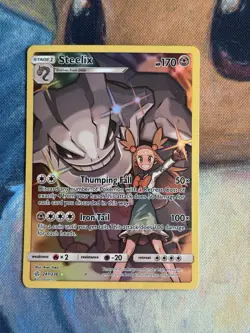 Steelix - 247/236 - Pokemon Cosmic Eclipse Sun & Moon Secret Rare Card NM - Image 1