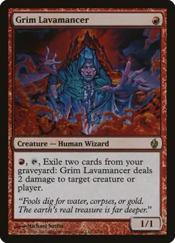Grim Lavamancer FOIL Premium Deck Series: Fire and Lightning PLD CARD ABUGames - Image 1