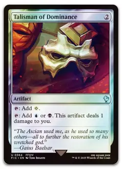 Talisman of Dominance (Surge Foil) #364 (NM) Final Fantasy FIC Magic MTG - Image 1